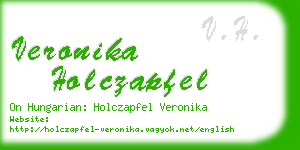 veronika holczapfel business card
